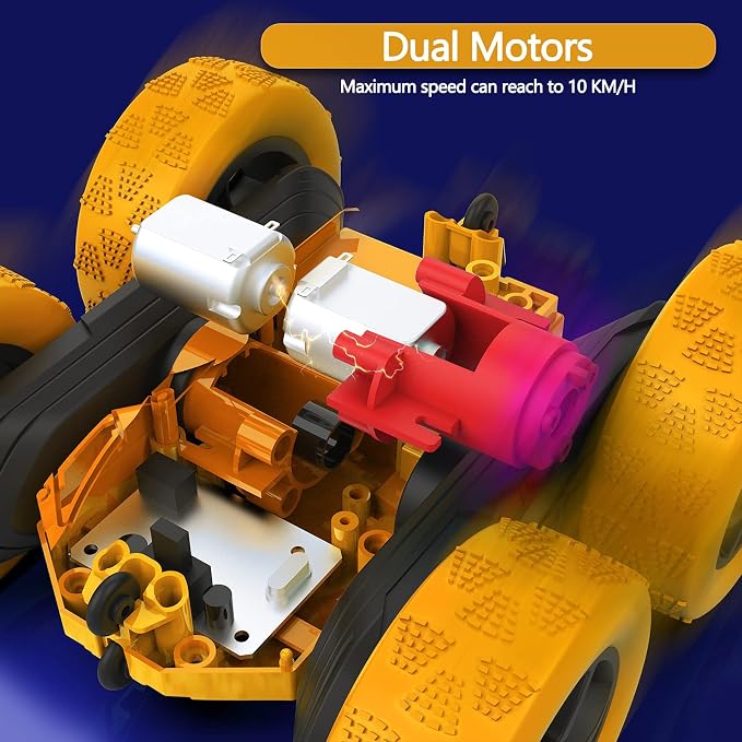 Remote Control Car Double Sided 360°Rotating 4WD RC Cars - Image 3