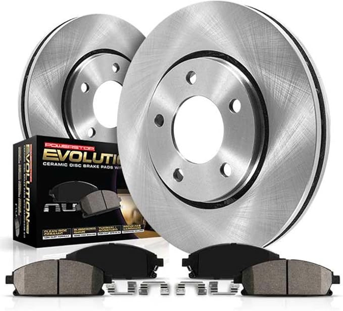 POWERSTOP KOE1358 Autospecialty Front Replacement Brake Kit-OE Brake Rotors & by PowerStop
