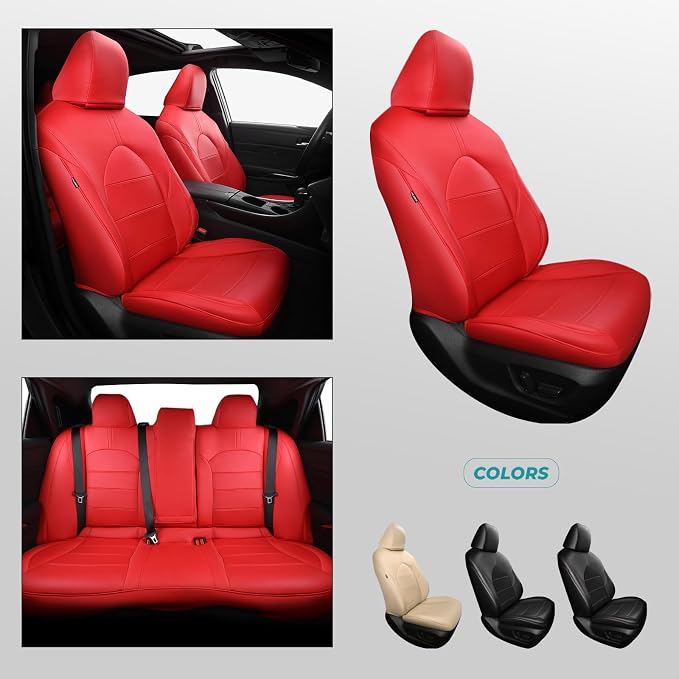 for Toyota Camry Seat Covers XLE XSE V6 2018 2019 2020 2021 2022 2023 2024 - Image 8