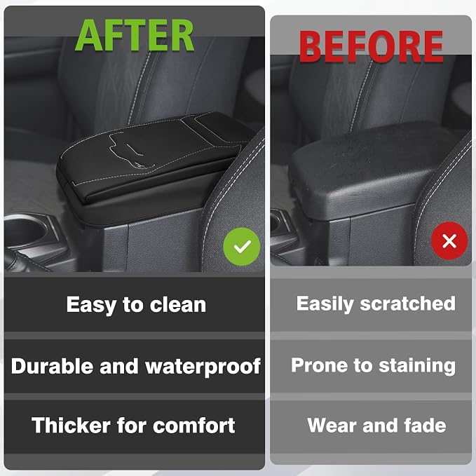 Muslogy Center Console Armrest Cover Compatible - Image 6
