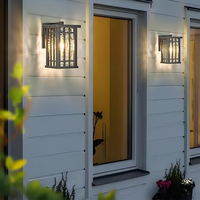 Outdoor Wall Light E26 Base Metal Frame - Image 6