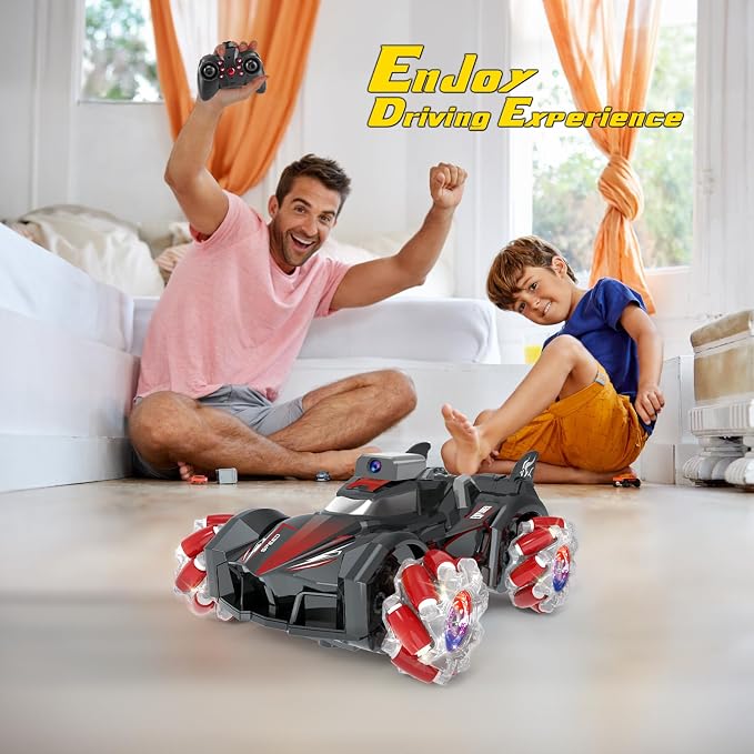 Yasola RC Car with Camera for Kids, Remote Control 360° Rotating High Speed - Image 8