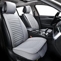 Universal Leather Car Seat Covers Full Set, Car Seat Cushion Covers Protector by SunnyColor