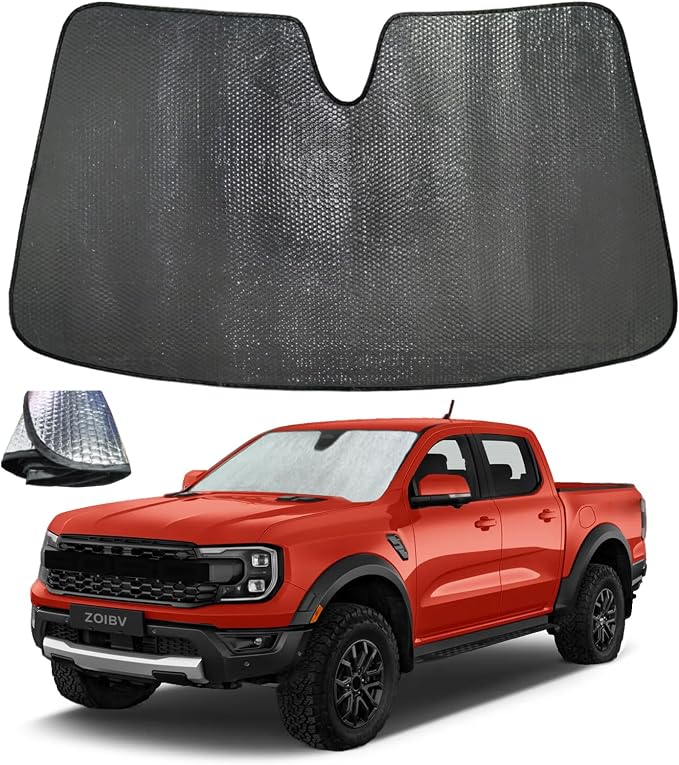 Windshield Sun Shade for Ford Ranger 2019-2025 by ZOIBVCARSUNSHADE