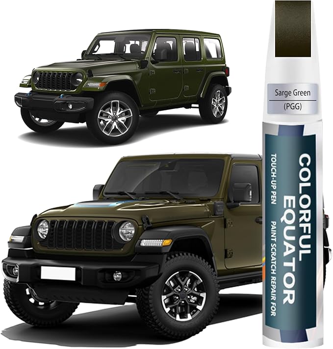 PGG Sarge Green Touch Up Paint for Jeep, Car Paint Pen Scratch Repair by SNSIR