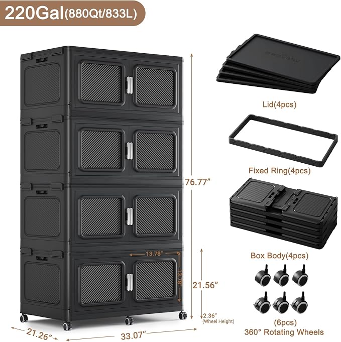 880 Qt Stackable Storage Bin - Image 2