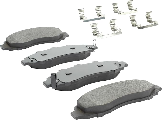 Premium Semi-Metallic Front Brake Pads Compatible - Image 2