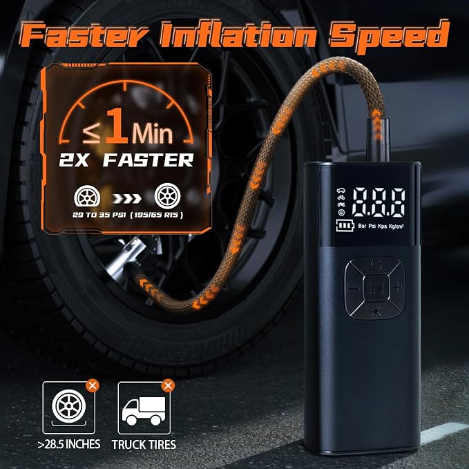Tire Inflator Portable Air Compressor - Image 2
