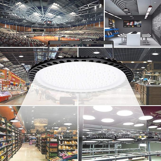 Viugreum 10 Pack 500W UFO LED High Bay Light, 50000LM 6500K Daylight White - Image 7