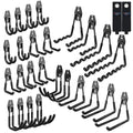 3-H Garage Wall Hooks 28 Pack, Garage Hooks Heavy Duty by 3-H
