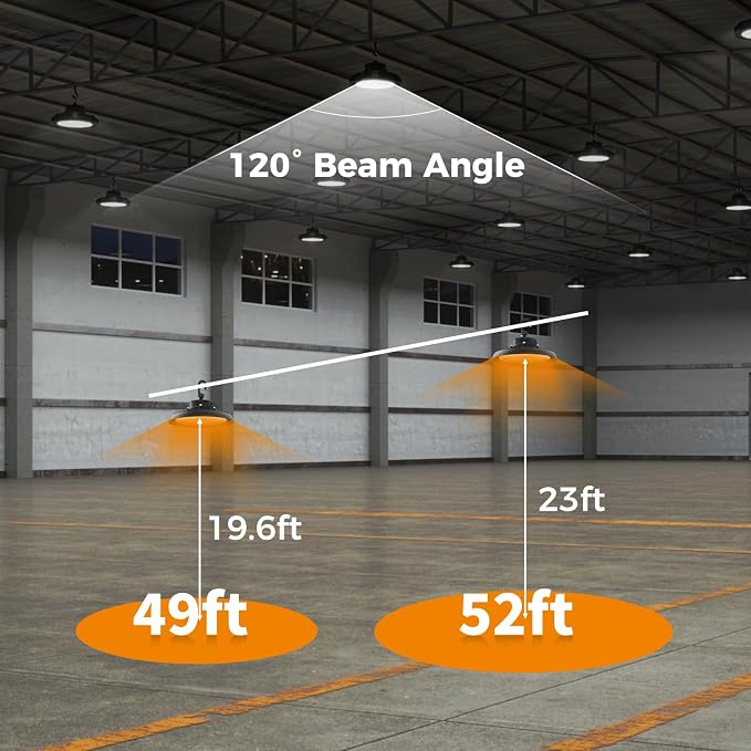 High Bay Lights LED UFO Light 240W LED Shop Lights 6000K IP65 Commercial Bay - Image 6