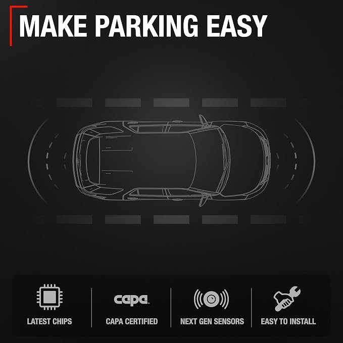T1A Front/Rear Bumper Parking Aid Sensor, 4-pc - Image 4