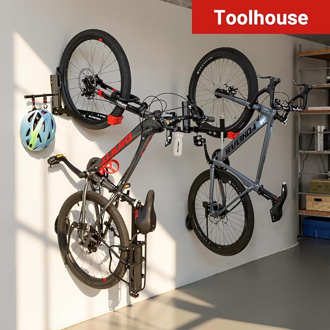 Bike Wall Mount Rack Adjustable & Foldable Garage Bike Rack - Image 8