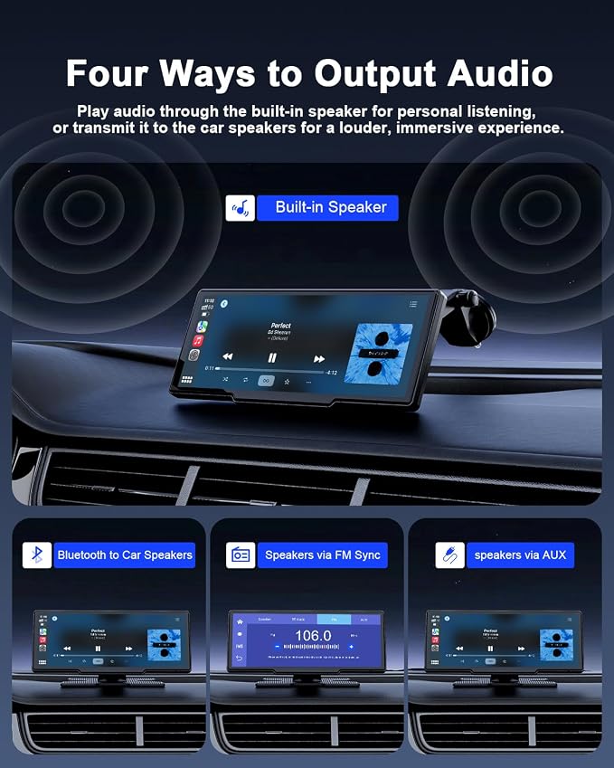 8.1'' Wireless Apple Carplay Screen - Image 5