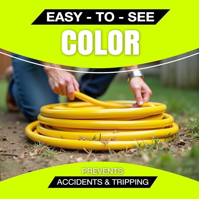 10ft Outdoor/Indoor Extension Cord 16/3 Gauge Heavy Duty 3 Prong SJTW, - Image 5