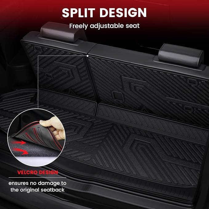 LASFIT Floor Mats&Trunk Mat for Toyota Highlander 2014-2019, All Weather TPE - Image 3