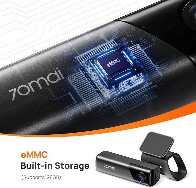 70mai Dash Cam M500, 2.7K Dash Cam Front, Dash Camera - Image 4
