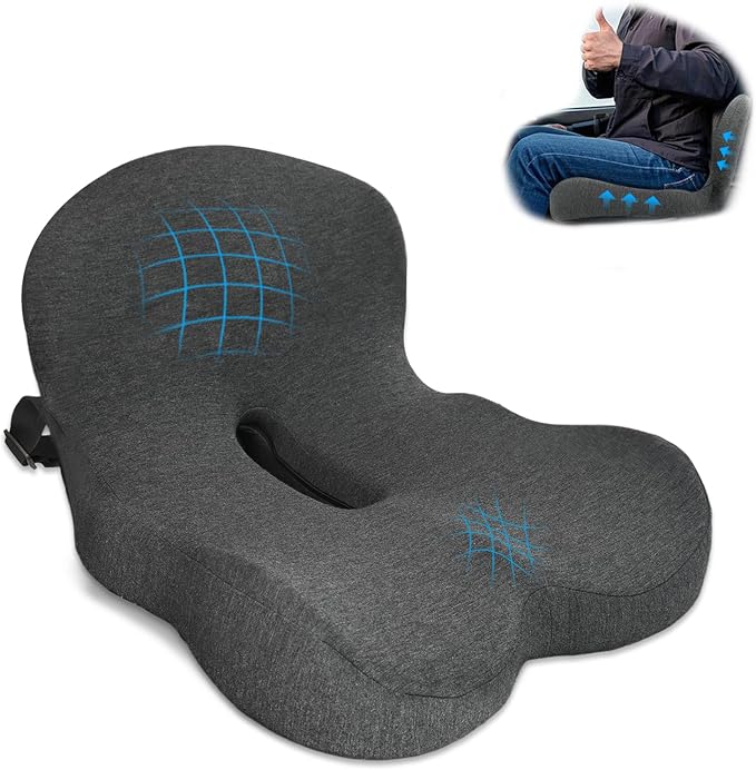 Memory Foam Seat Cushion, Office Chair Cushion by Unknown
