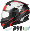 Modular Motorcycle Helmets Full Face Flip up Street Bike Motorcycle Helmet by OUMURS