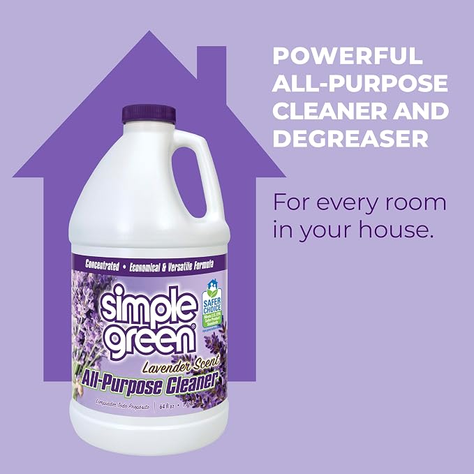 Simple Green All Purpose Cleaner Concentrate Lavender Scent 64 Fl Oz - Image 3