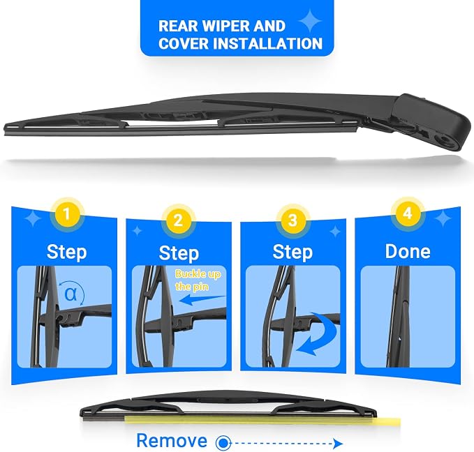 Windshield Wiper Blade Set Replacement - Image 7