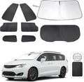 TINGLU Window Shades for Chrysler Pacifica Minivan 2017-2025 Accessories Full by TINGLU