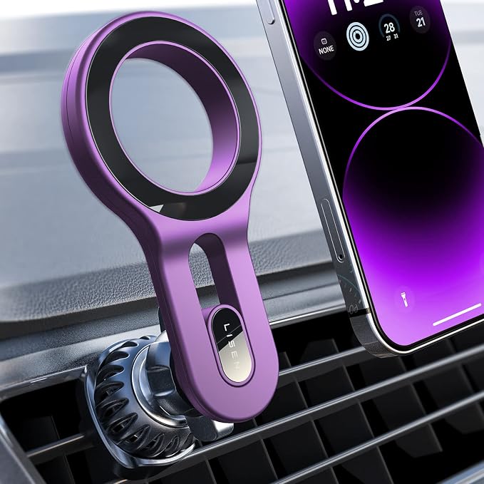 LISEN for iPhone 16 MagSafe Car Mount, Magnetic Long Arm Mag Safe Car Phone by Lisen