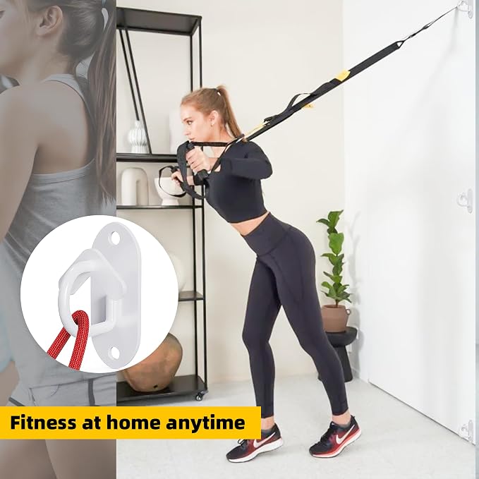 Resistance Band Wall Anchors System, Wall Mount Workout Anchors - Image 6
