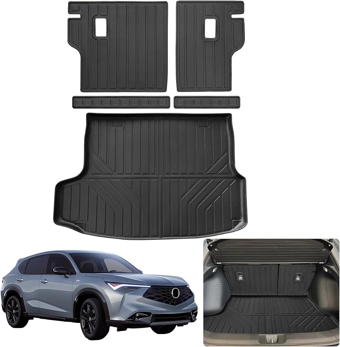 Cargo Liners for 2025 Acura ADX, TPE All Weather Protection 1st & 2nd Row Car by SANBAN-AXE