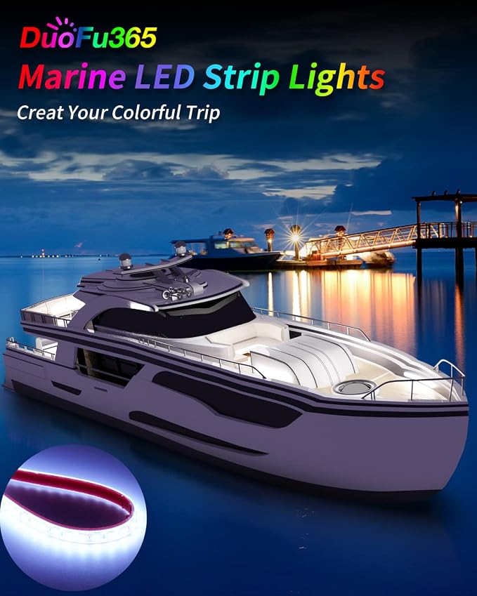 12V Led Strip Light, Car Interior Light Strip IP68 Waterproof Cuttable - Image 5