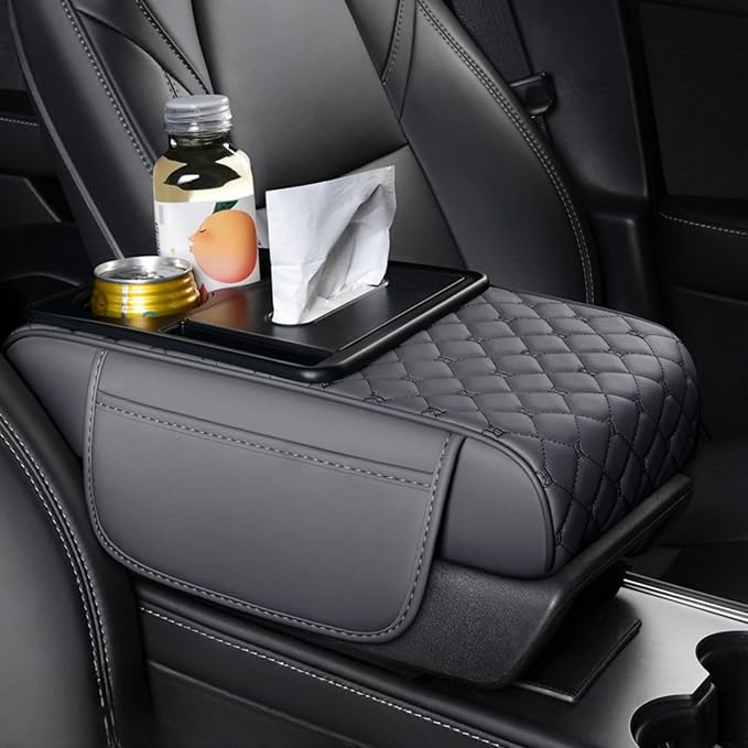Center Console Cover Organizer, 5-in-1 Arm Rest Cover by STSoleMeT