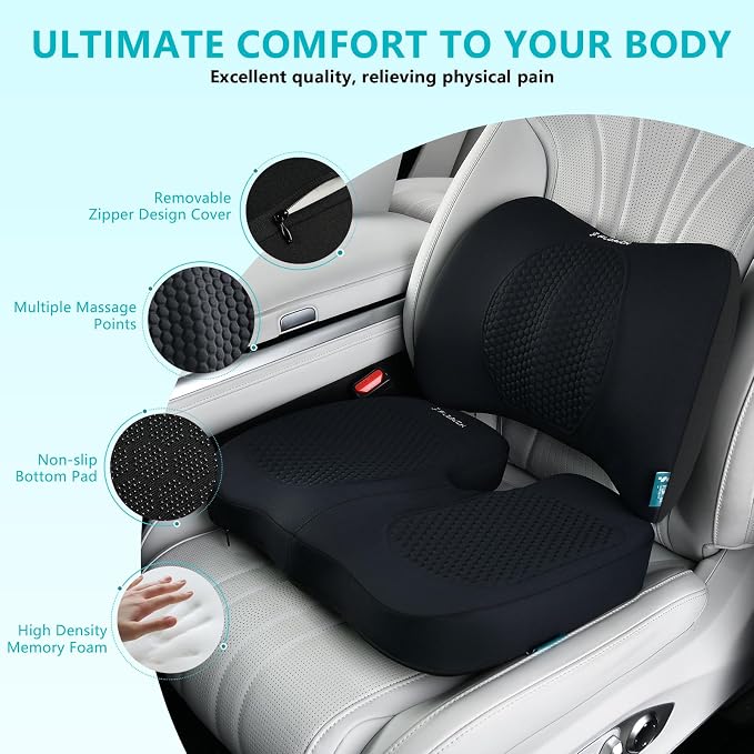 FLORICH Car Seat Cushion and Back Support - Image 7