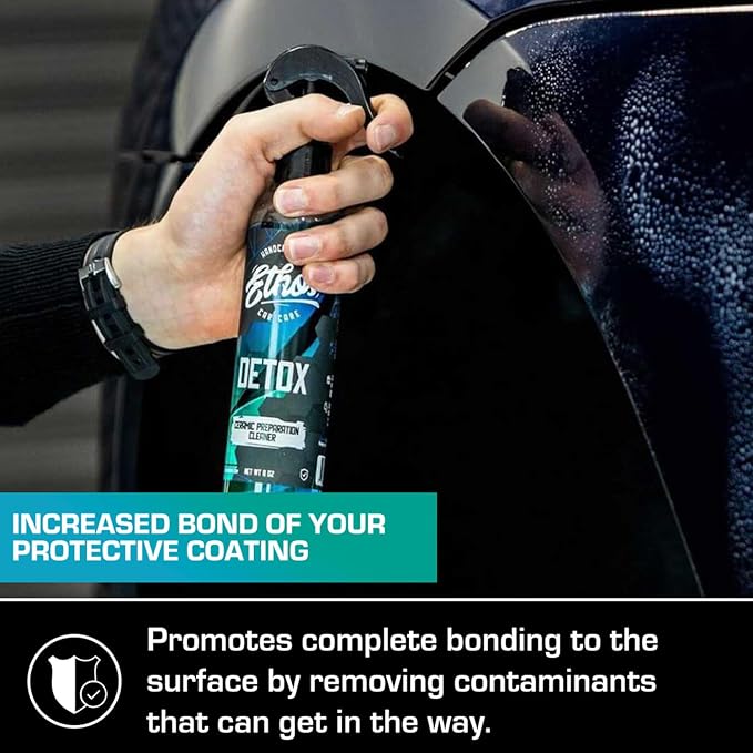 Ethos Detox - Ceramic Coating Prep Spray, Panel Wipe, Glass Cleaner - Prep - Image 7