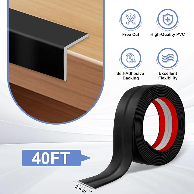 Wall Corner Protector Moulding Trim Peel and Stick Wall Corner Guards Trim - Image 2