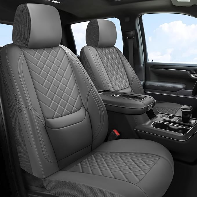 BABYBLU Chevy Chevrolet Silverado GMC Sierra Car Seat Covers Fit 2007-2023 2024 by BABYBLU