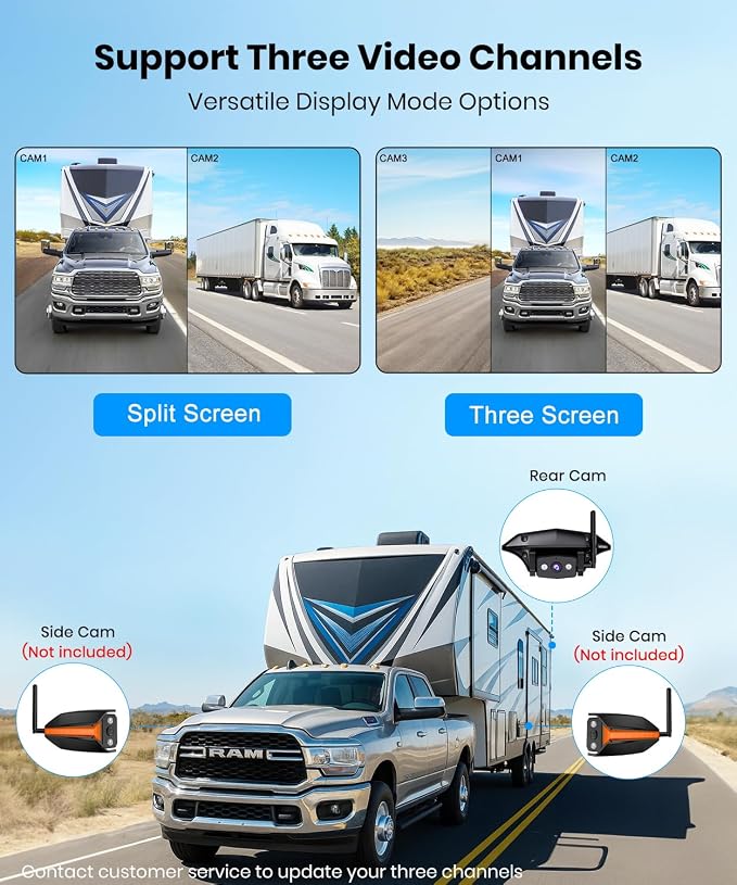 AUTO-VOX RV Backup Camera Wireless Plug and Play: Pre-Wired - Image 7
