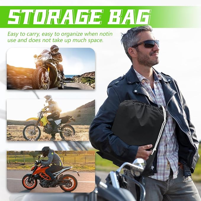 COVERVIN Motorcycle Cover, All Weather Outdoor Waterproof Night Protection - Image 8