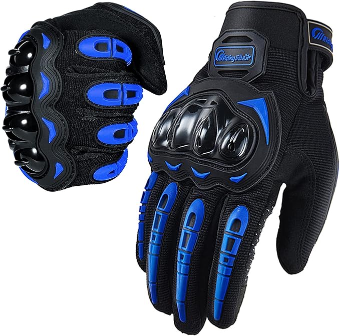 Motorcycle Gloves for Men and Women Full Finger Touchscreen Mountain Dirt Bike by BIHAIZG