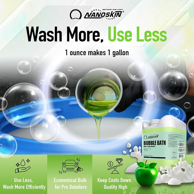 Nanoskin BUBBLE BATH Foaming Car Wash Shampoo 30 Gallons - Image 2