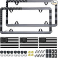 American Flag License Plate Frames by FBJTDQ