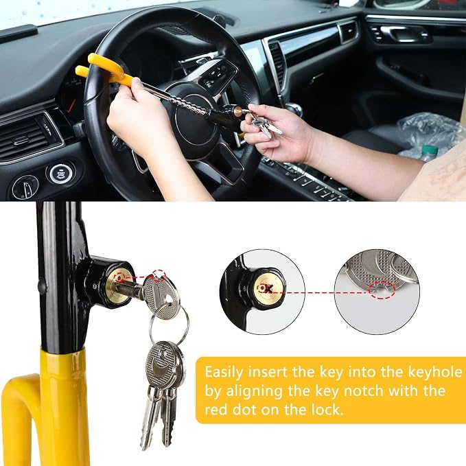 Car Steering Wheel Lock Anti-Theft Device - Image 4