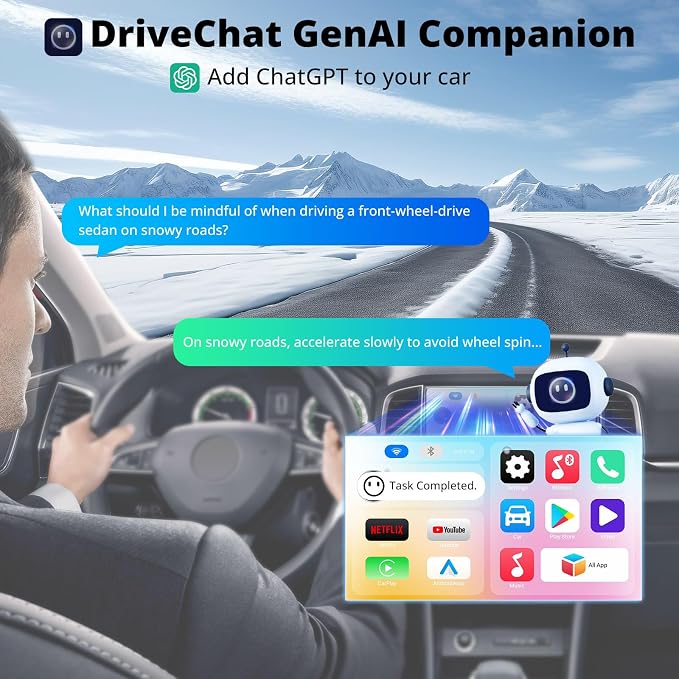 Portable AI Box CarPlay -2025 Upgrade Wireless CarPlay Adapter Compatible - Image 4