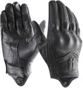 Harssidanzar Leather Motorcycle Gloves by Harssidanzar