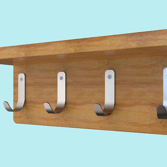 Hooks for Hanging Stainless Steel Heavy Duty Coat Hook Wall Hooks Robe Hanger - Image 3