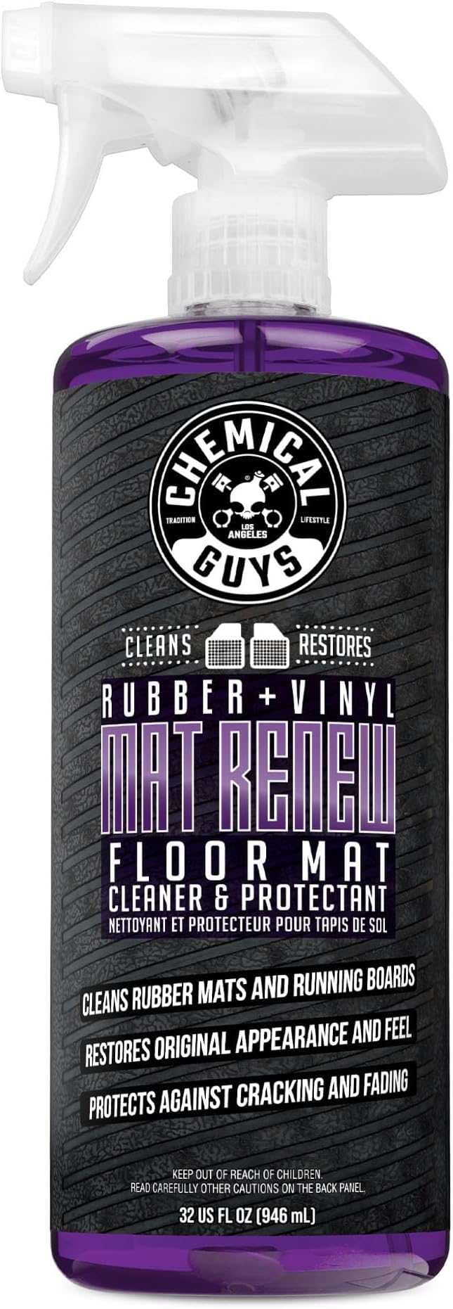 Chemical Guys Mat Renew Rubber + Vinyl Floor Mat Cleaner and Protectant by ChemicalGuys