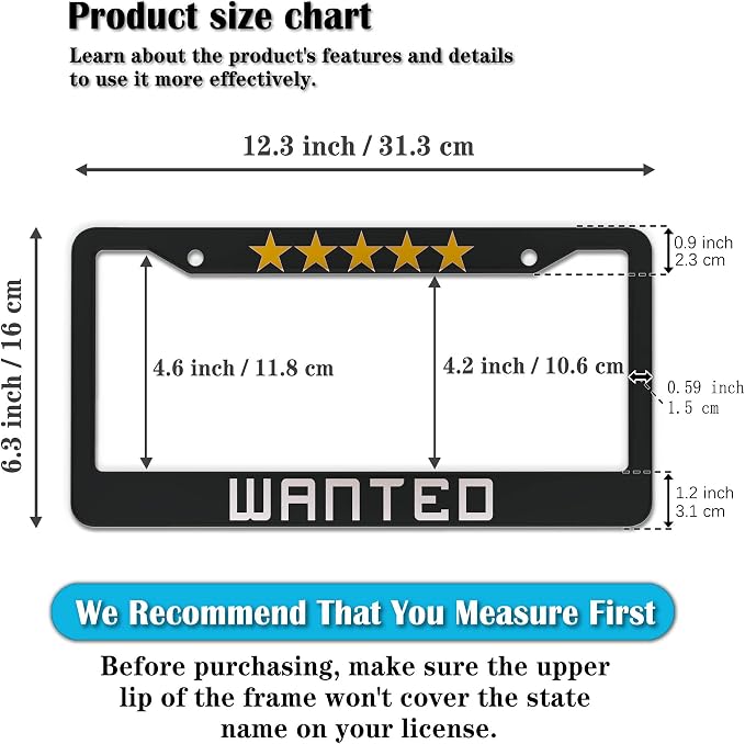 License Plate Protector Black - Image 2
