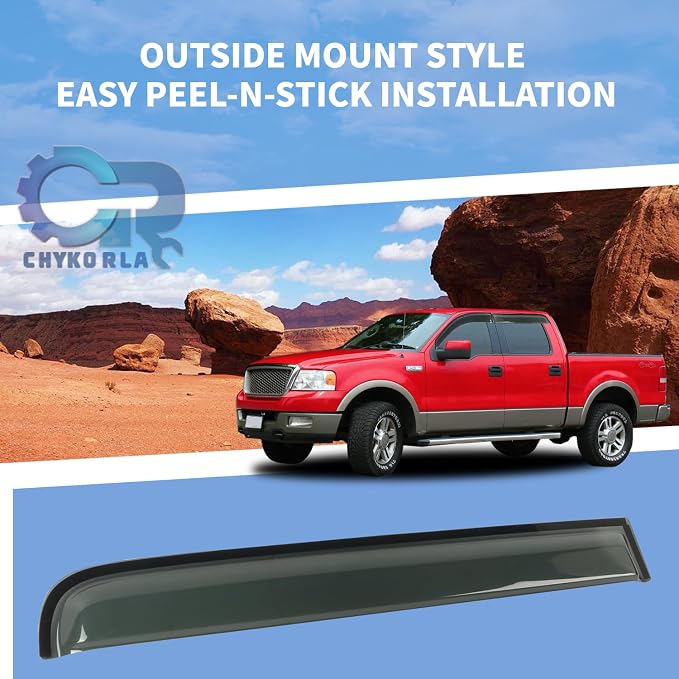 Window Visors Rain Guards Shield Fit - Image 5