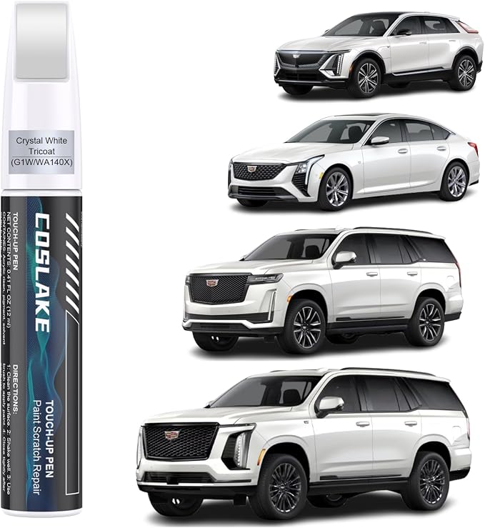 Car Touch Up Paint) for Cadillac, Car Paint Scratch Repair Kit, Quick & Easy by COSLAKE