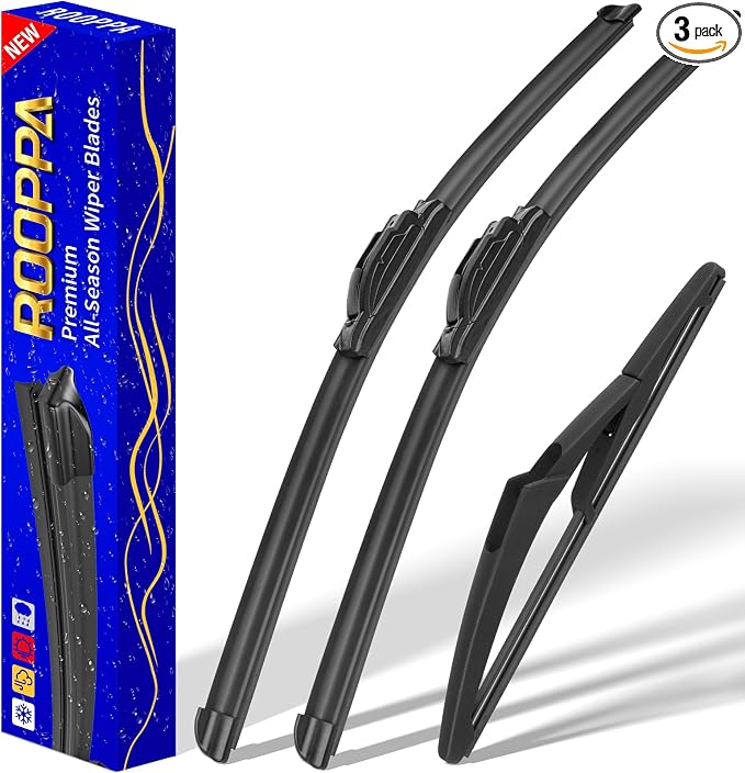 3 wipers Replacement for 2006-2011 Mini Cooper, Windshield Wiper Blades by ROOPPA