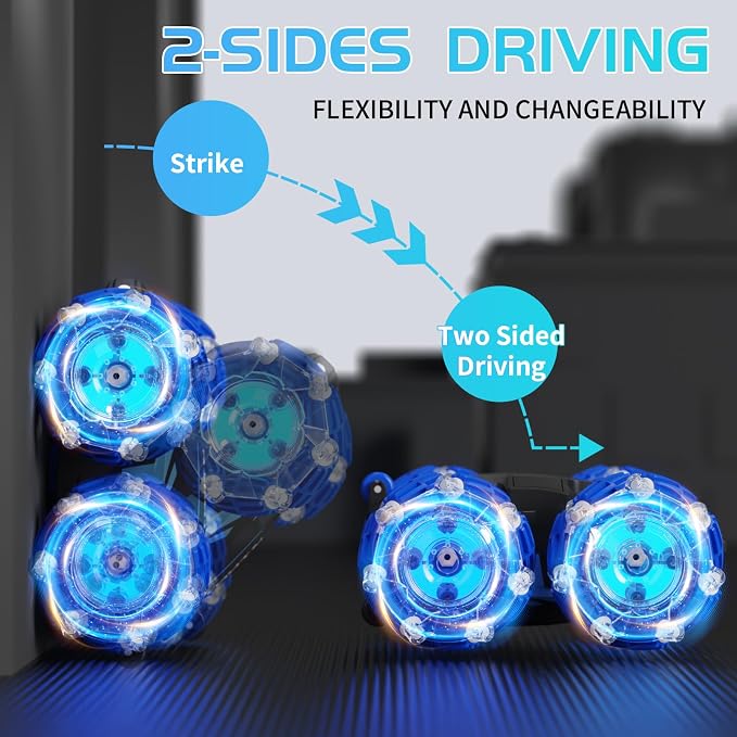Remote Control Car, 2.4 Ghz 4WD Gesture Sensing RC Stunt Car, Double Sided 360° - Image 5